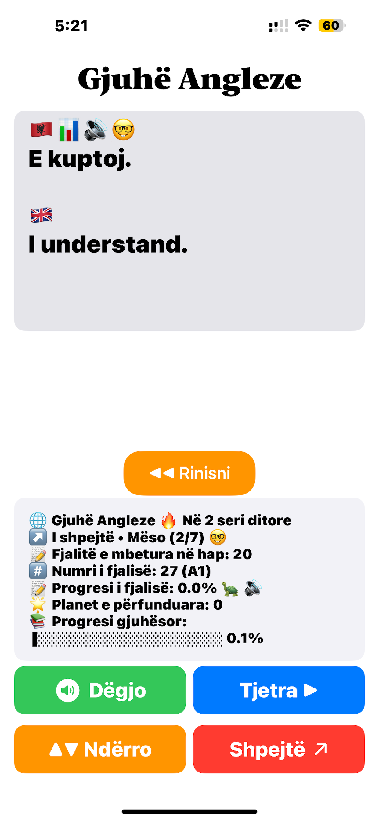 Gjuhe Angleze screen 1